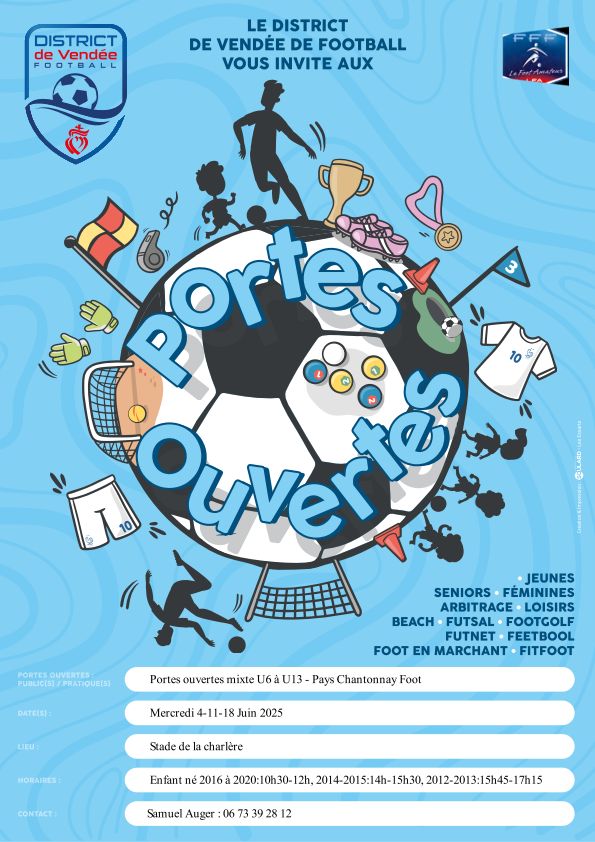 Portes ouvertes Pays Chantonnay Foot